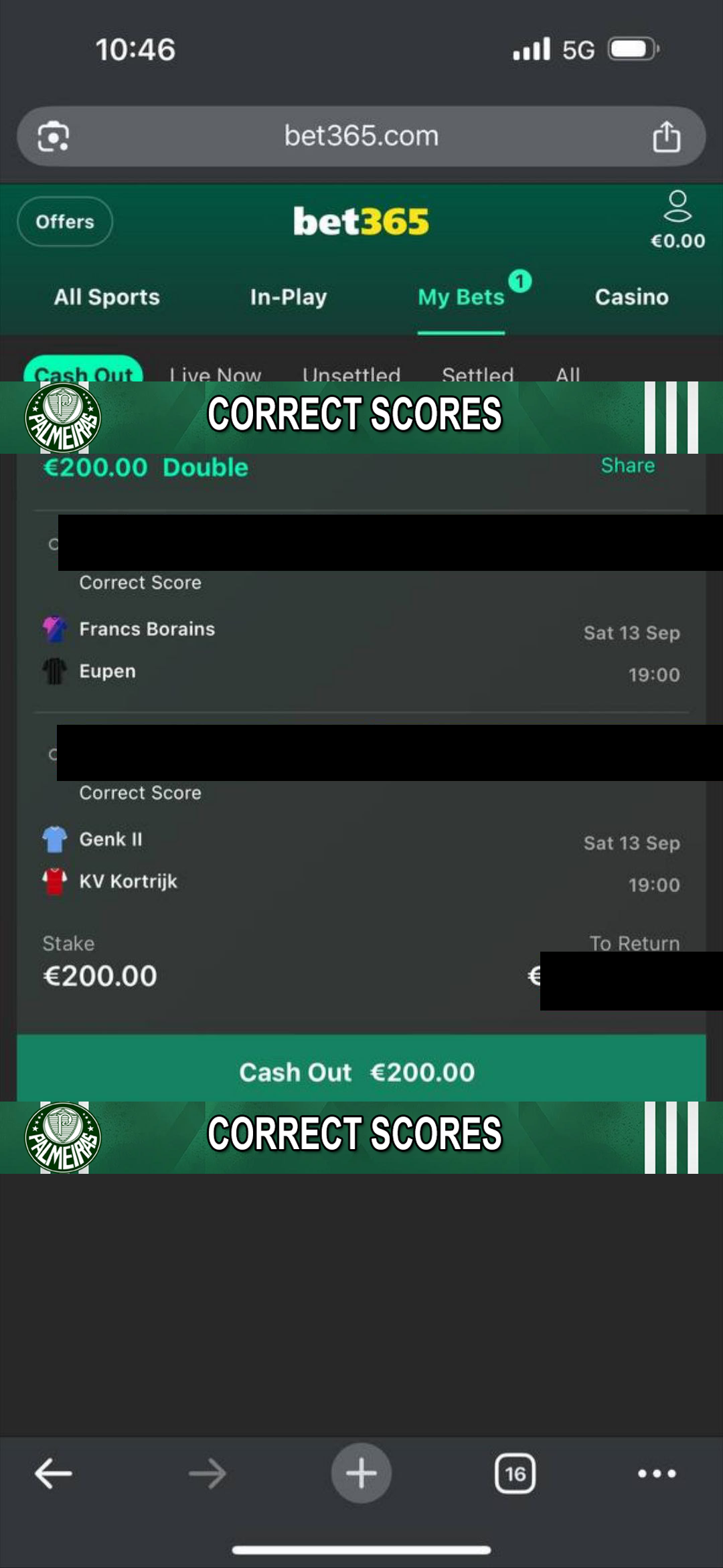 single correct score