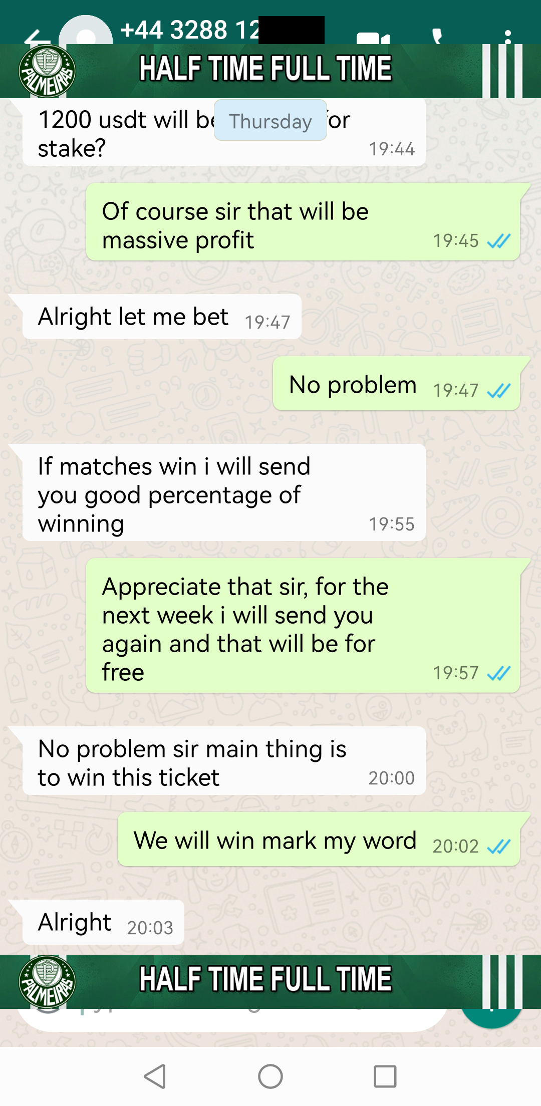 betting 1x2