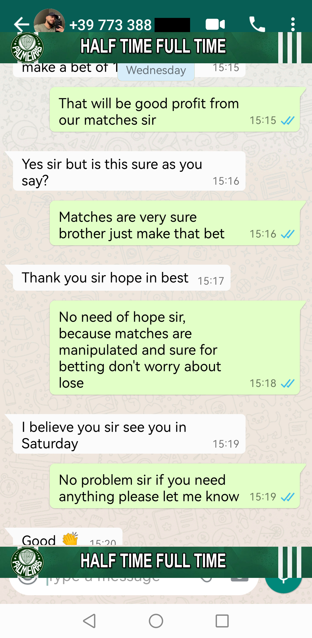 fixed matches inside