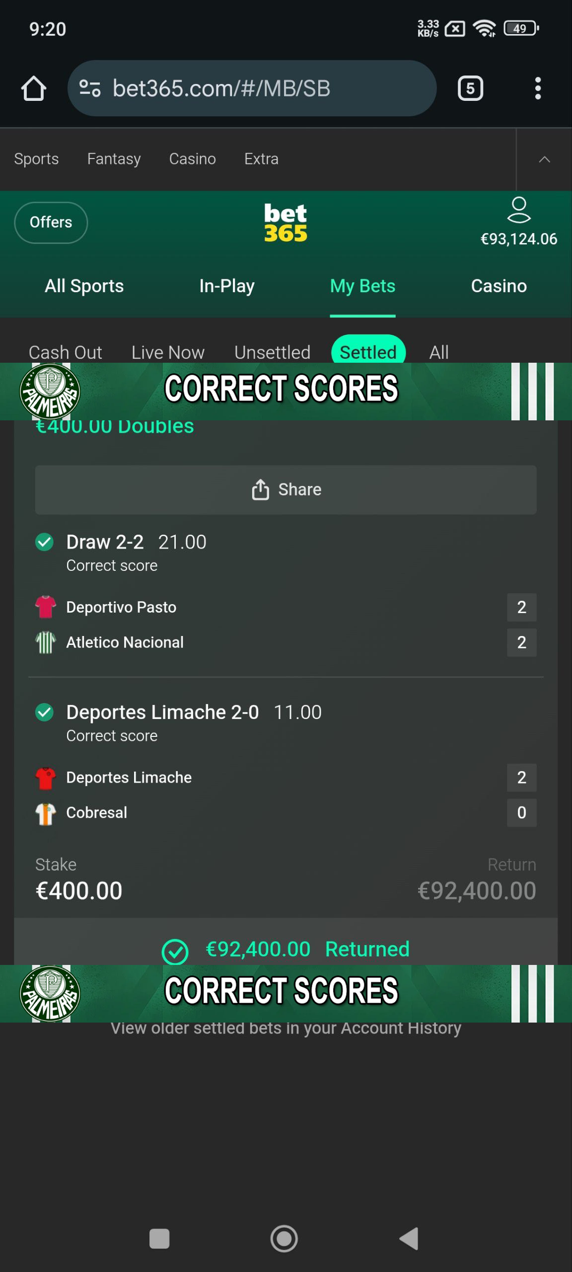 united fixed matches